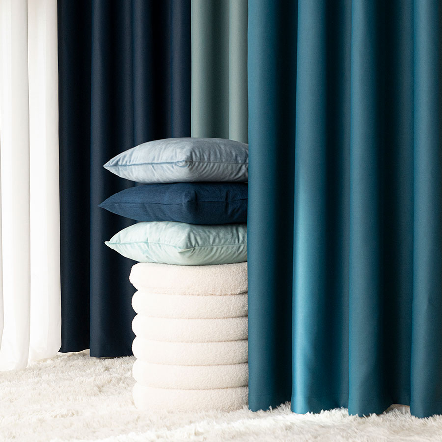 Dona zasłona gotowa na przelotkach 140cmx250cm petrol - obrazek 6