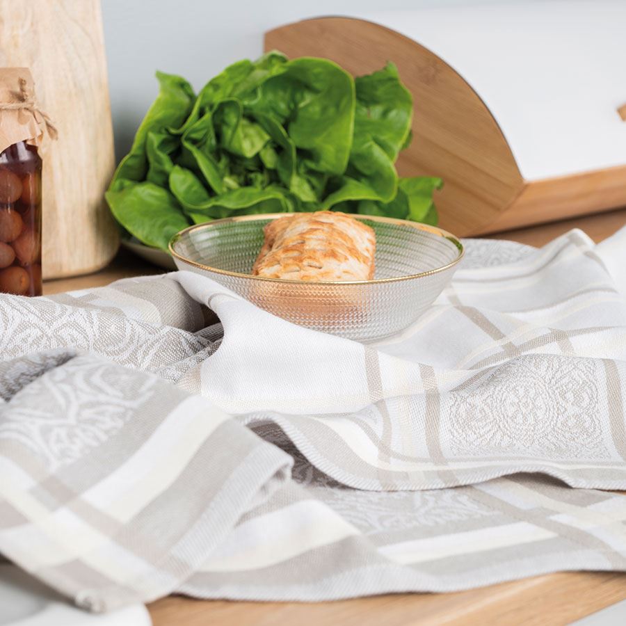 Ścierka MAJOLICA kuchenna 50×70 cm kol beżowy - obrazek 2