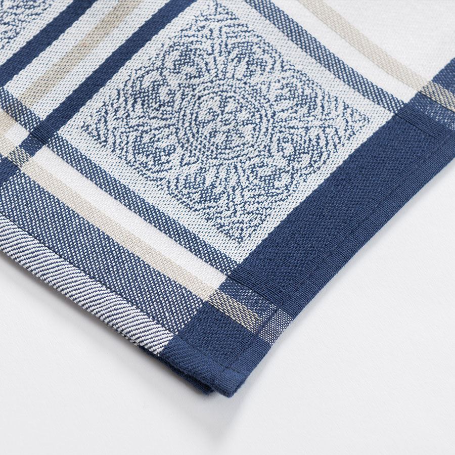 Ścierka MAJOLICA kuchenna 50×70 cm kol granatowy - obrazek 2