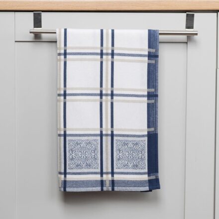 Ścierka MAJOLICA kuchenna 50×70 cm kol granatowy