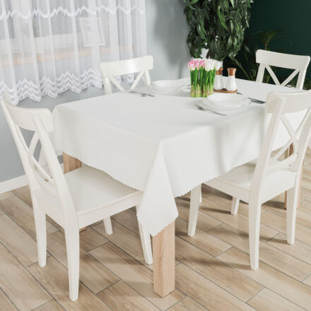 Obrus Alisa wodoodporny 140x300cm kol kremowy