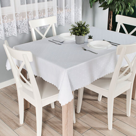 Aniela Bieżnik wodoodporny 90x160cm kol biały