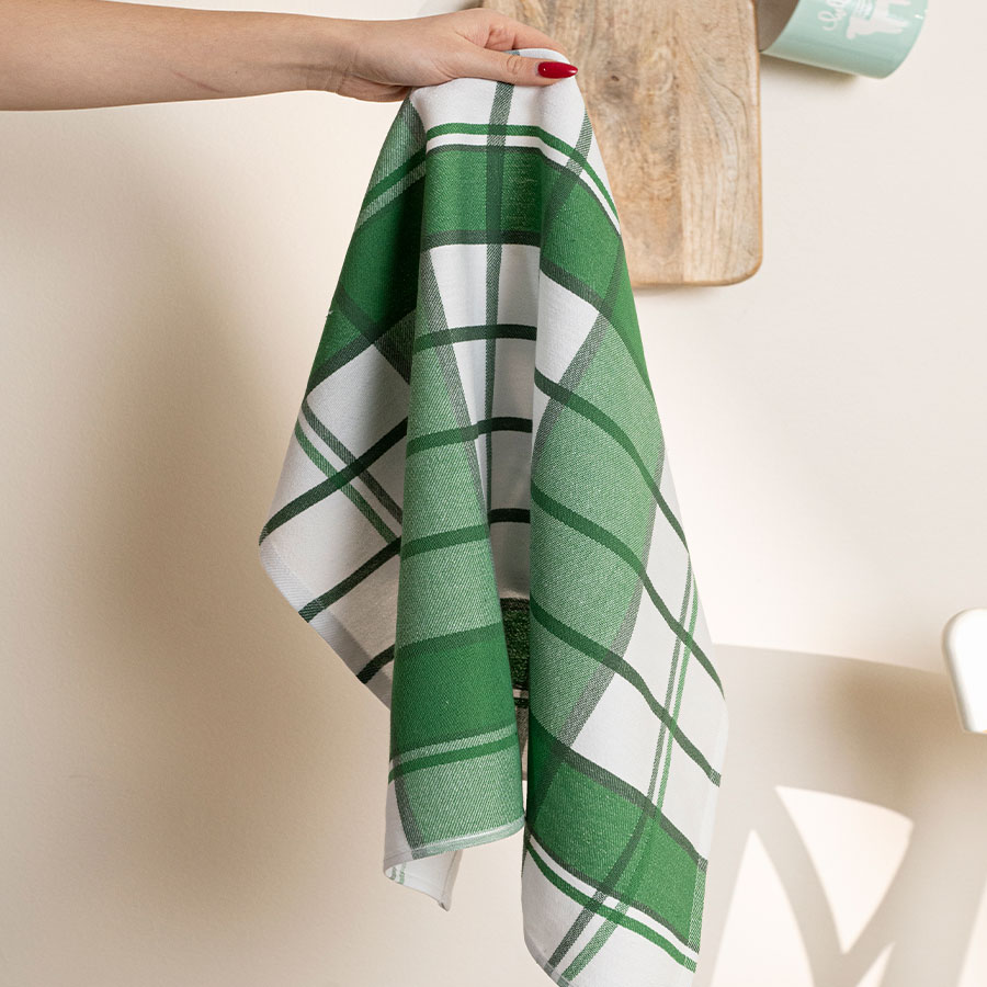 Ścierka KRATI kuchenna 50×70 cm kol zielony - obrazek 2