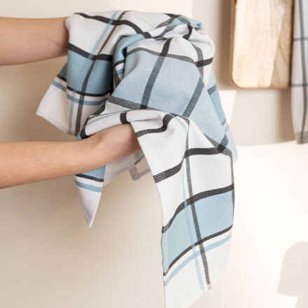 Ścierka KRATI kuchenna 50×70 cm kol błękitny