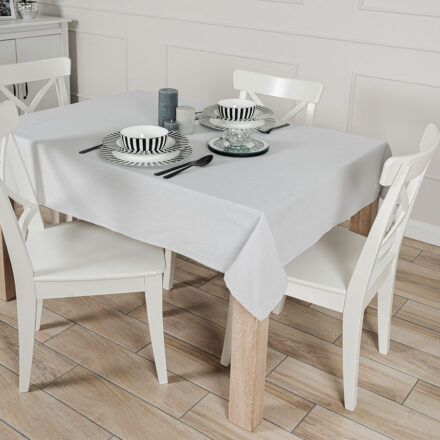 Obrus Natura wodoodporny 120x160cm kol szary