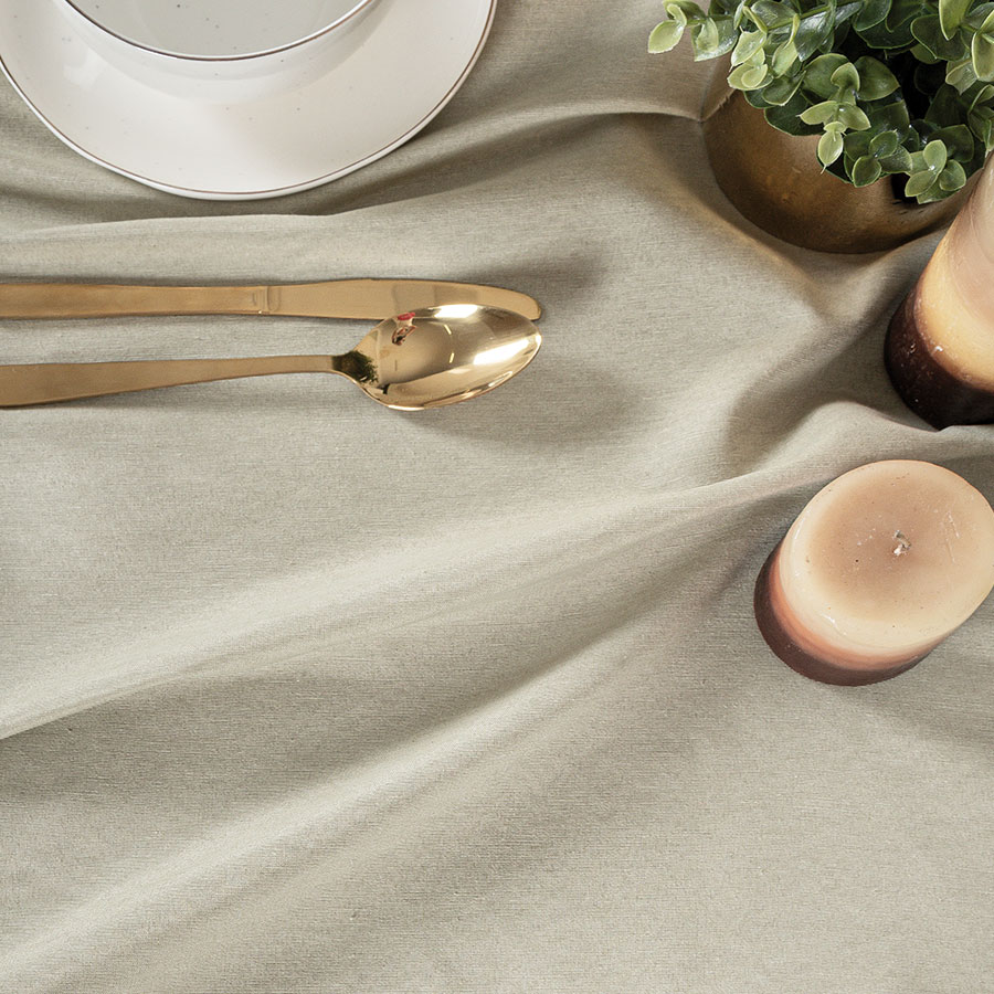 Obrus Natura wodoodporny 120x160cm kol jasny szarozielony - obrazek 3