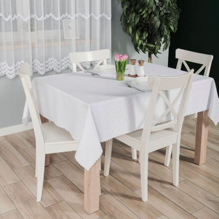 Mija Bieżnik wodoodporny 90x160cm kol biały