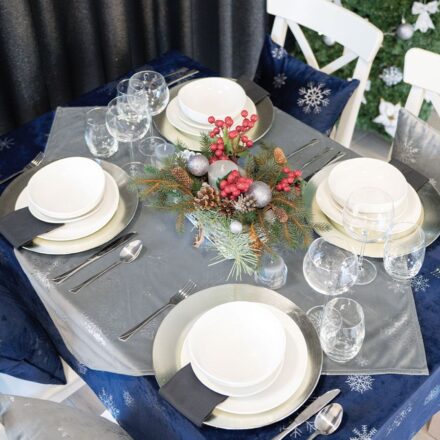 Śnieżki Serweta wodoodporna VELVET 85x85cm kol jasny szary