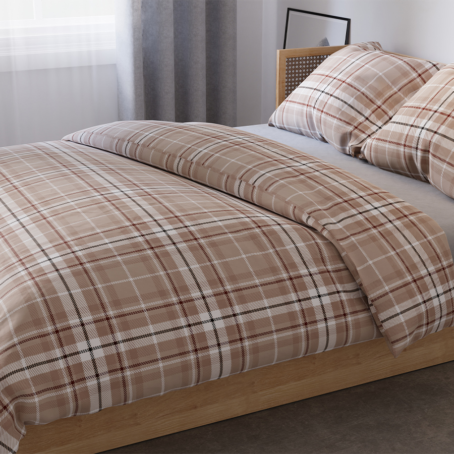 Komplet pościeli SAVANA z bawełny satynowej 220x200cm - obrazek 2