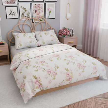 Komplet pościeli VALERIA z bawełny satynowej 220x200cm