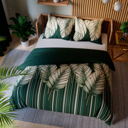 Komplet pościeli TROPICANA z bawełny satynowej 220x200cm