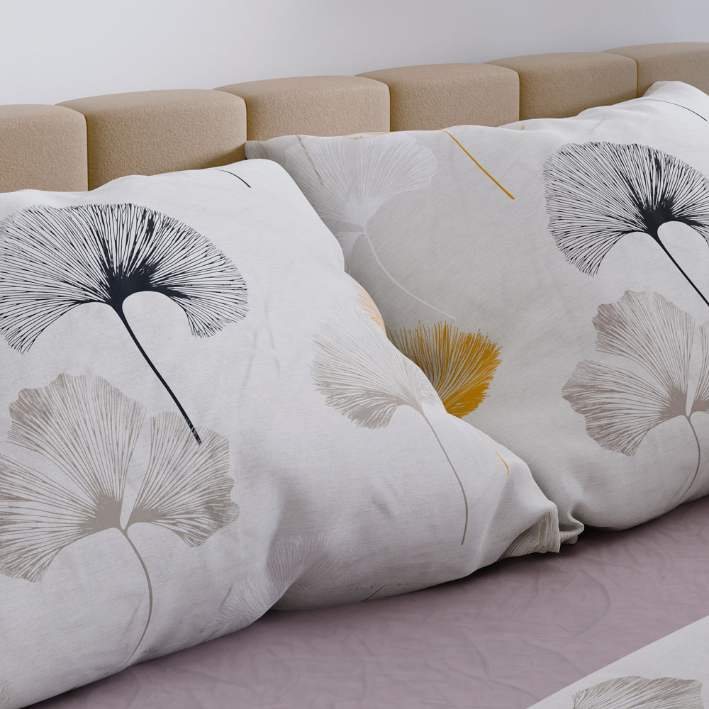 Komplet pościeli GINKO z bawełny satynowej 160x200cm - obrazek 2