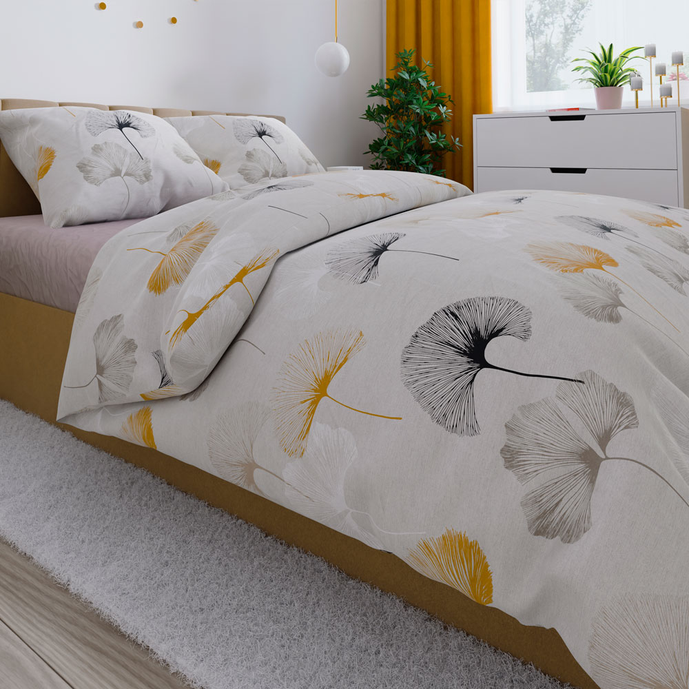 Komplet pościeli GINKO z bawełny satynowej 160x200cm - obrazek 3