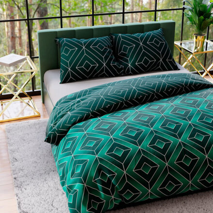 Komplet pościeli SAPHIRA z bawełny satynowej 220x200cm