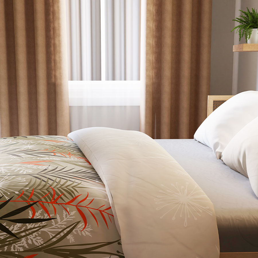 Komplet pościeli FELINA z bawełny satynowej 220x200cm - obrazek 3