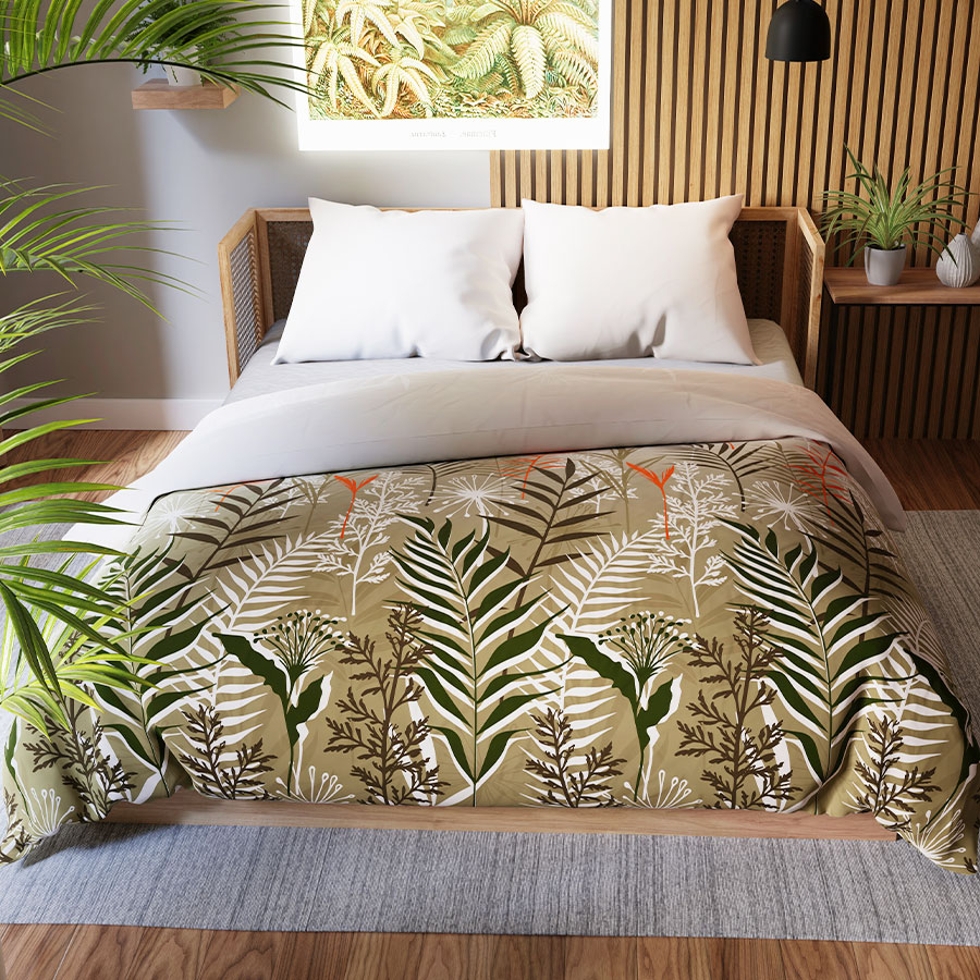 Komplet pościeli FELINA z bawełny satynowej 220x200cm - obrazek 2