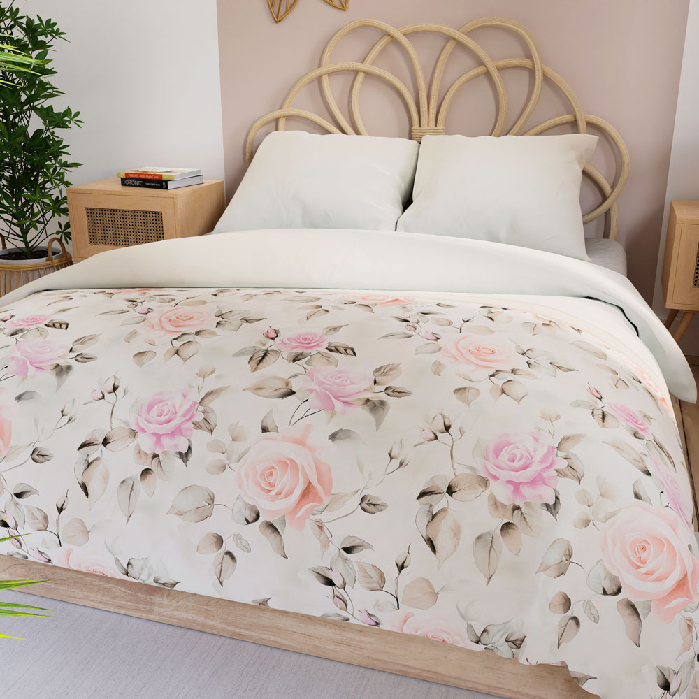 Komplet pościeli ROSALINA z bawełny satynowej 220x200cm