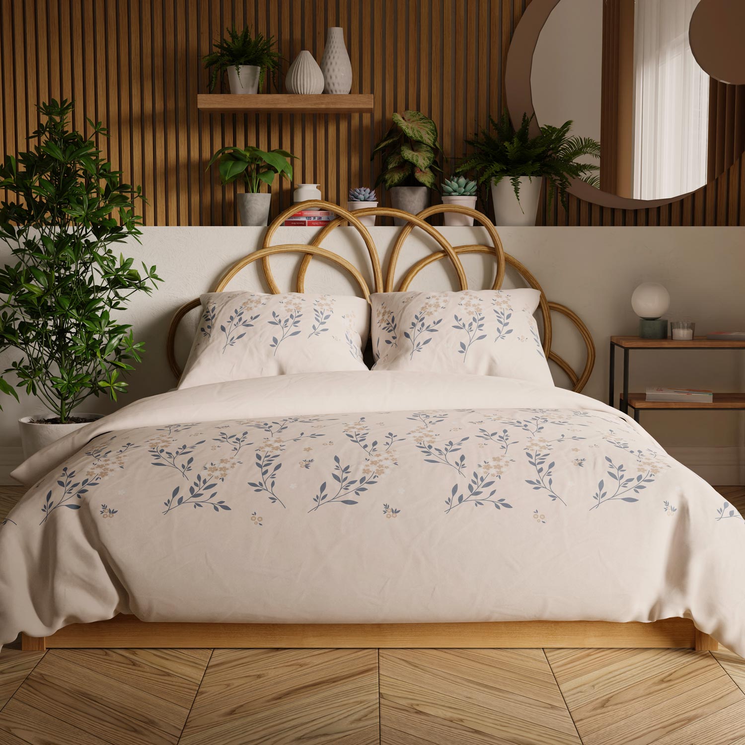 Komplet pościeli AMALIA z bawełny satynowej 160x200cm - obrazek 2