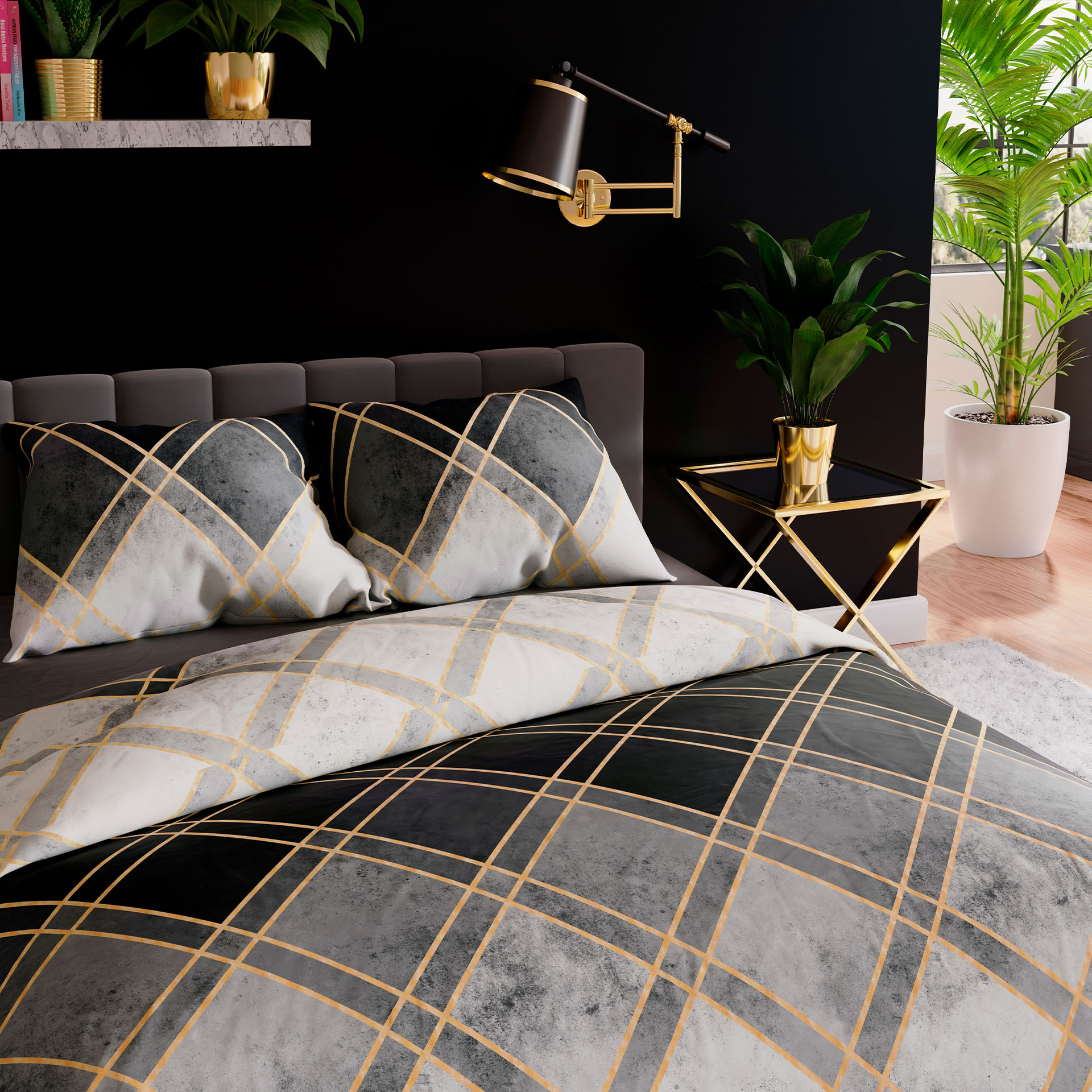 Komplet pościeli CINDERA z bawełny satynowej 220x200cm - obrazek 3