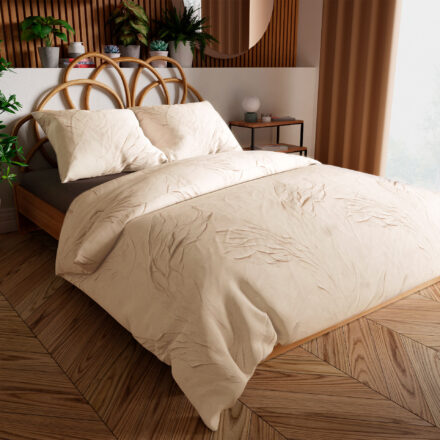 Komplet pościeli GRAVIRA z bawełny satynowej 160x200cm