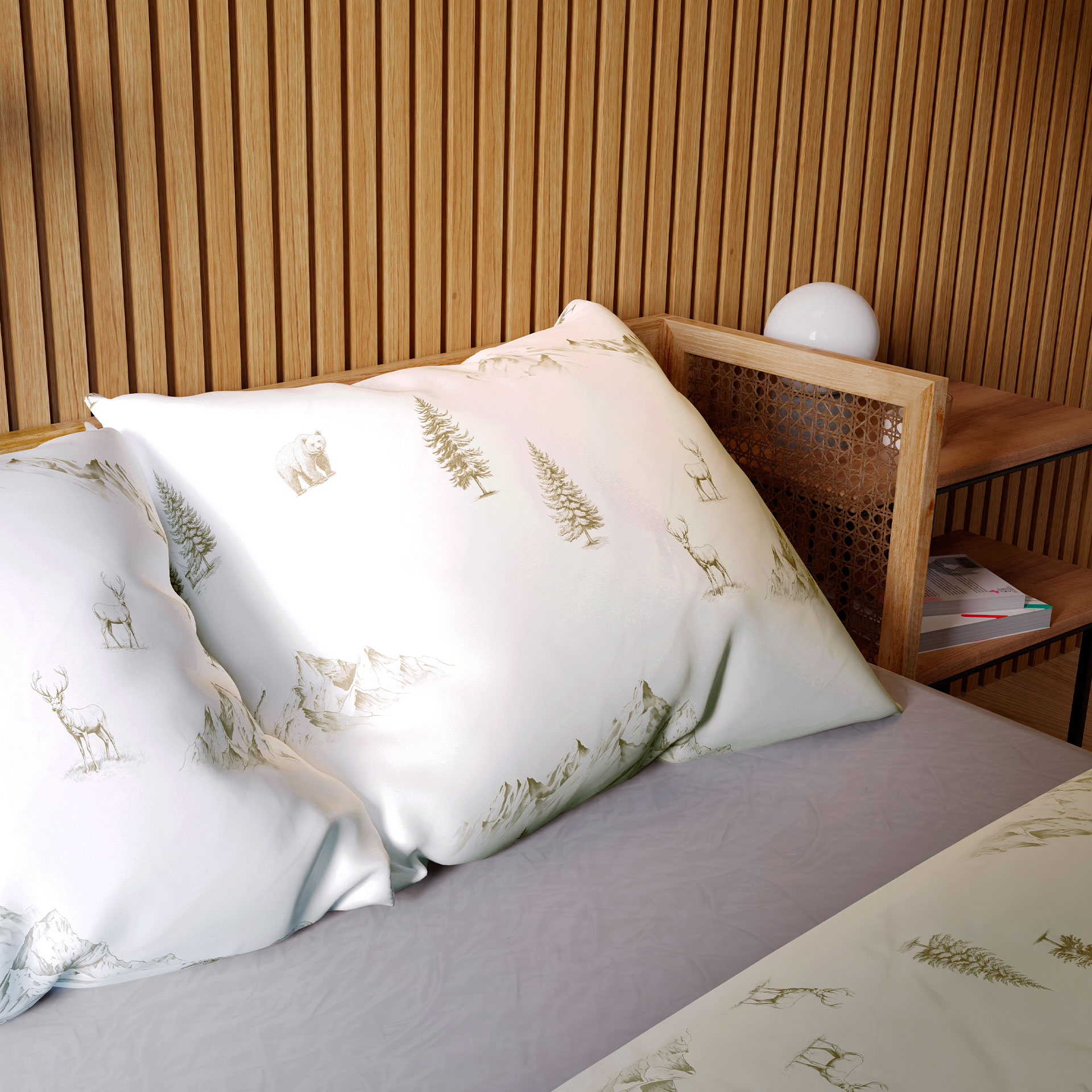 Komplet pościeli MOKOSZ z bawełny satynowej 220x200cm - obrazek 3