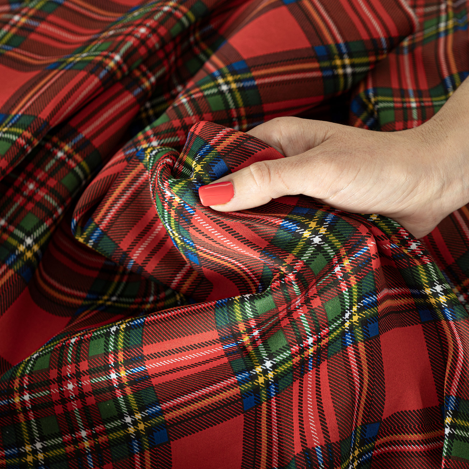 Komplet pościeli SZKOTI z bawełny satynowej 220x200cm - obrazek 4