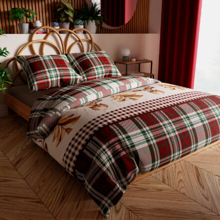 Komplet pościeli MERRY z bawełny satynowej 160x200cm