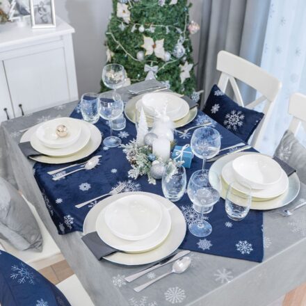 Śnieżki Serweta wodoodporna VELVET 85x85cm kol granatowy