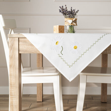 Summer Serweta z haftem 85x85cm kol biały