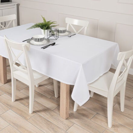 Obrus Aruba wodoodporny 120x160cm kol biały