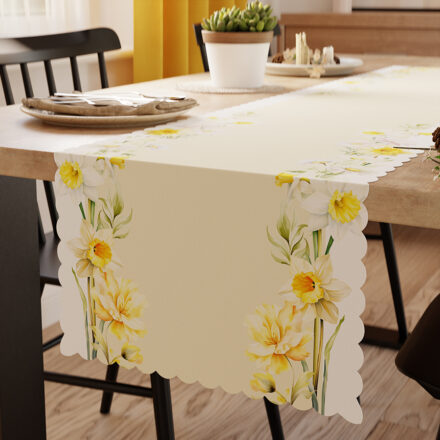 Wiosenna polana Bieżnik wodoodporny 38x160cm kol kremowy