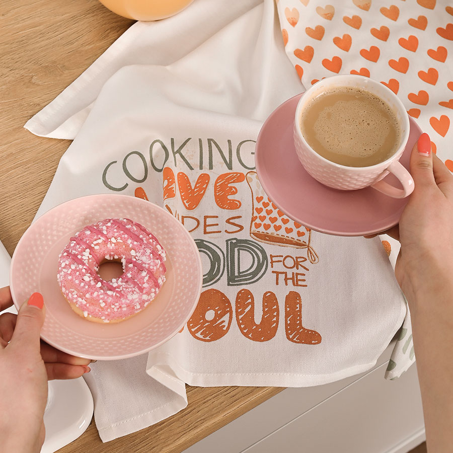 Komplet ścierek kuchennych LOVE FOR SOUL 40x60cm - obrazek 4