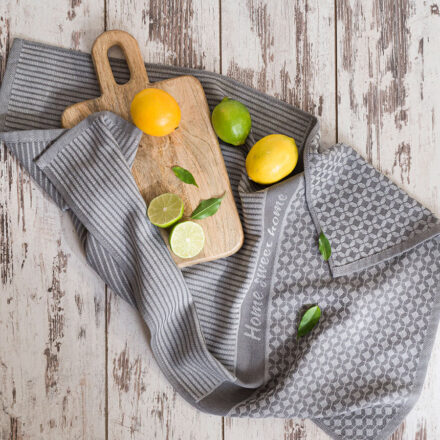 Ścierka SWEET HOME kuchenna 50×70 cm kol szary