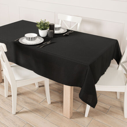 Obrus Aruba wodoodporny 120x160cm kol czarny