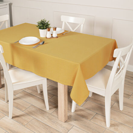 Obrus Aruba wodoodporny 120x160cm kol musztardowy