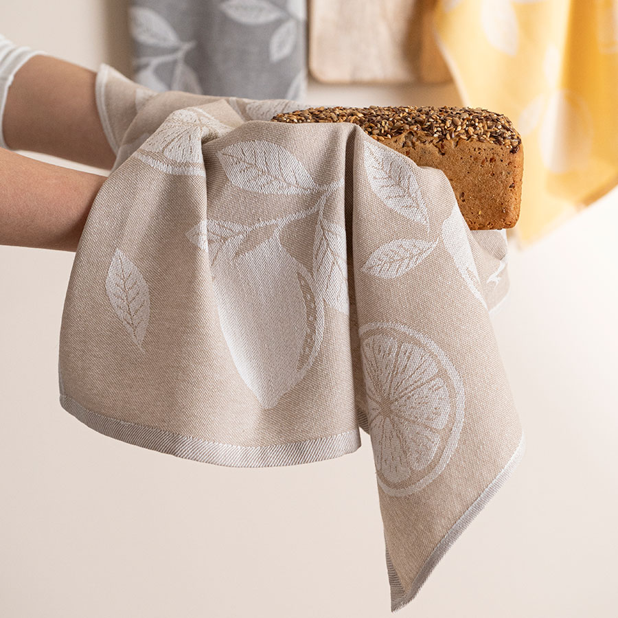 Ścierka CYTRYNKA kuchenna 50×70 cm kol beżowy - obrazek 2