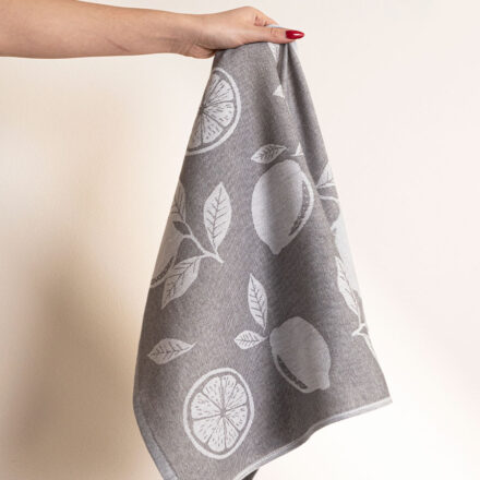 Ścierka CYTRYNKA kuchenna 50×70 cm kol szary