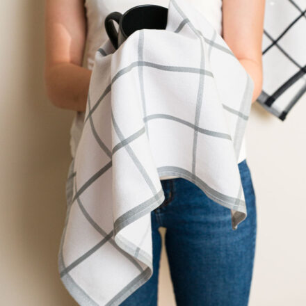 Ścierka KRATA kuchenna 50×70 cm kol szary