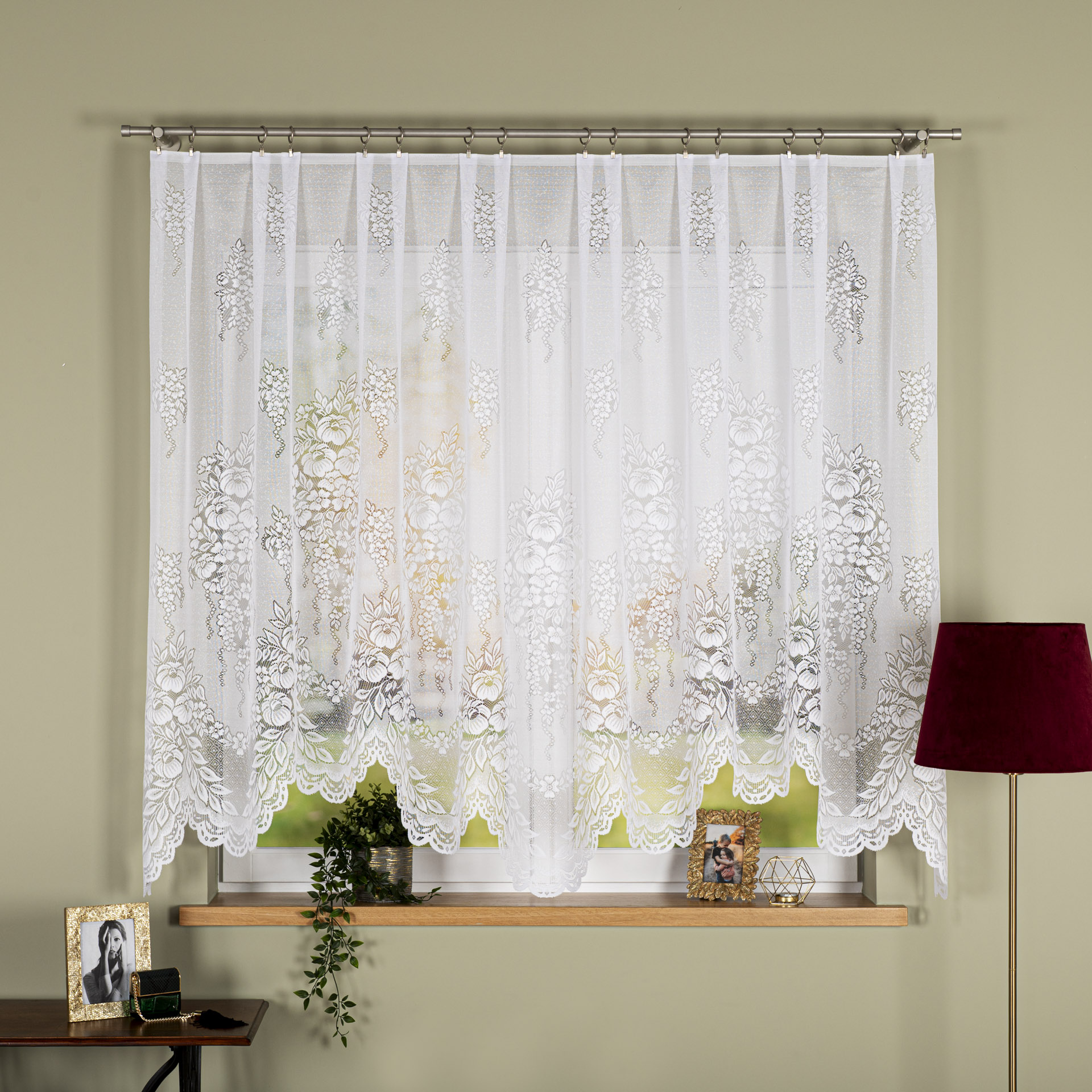 Adela firanka żakardowa gotowa 400x160cm