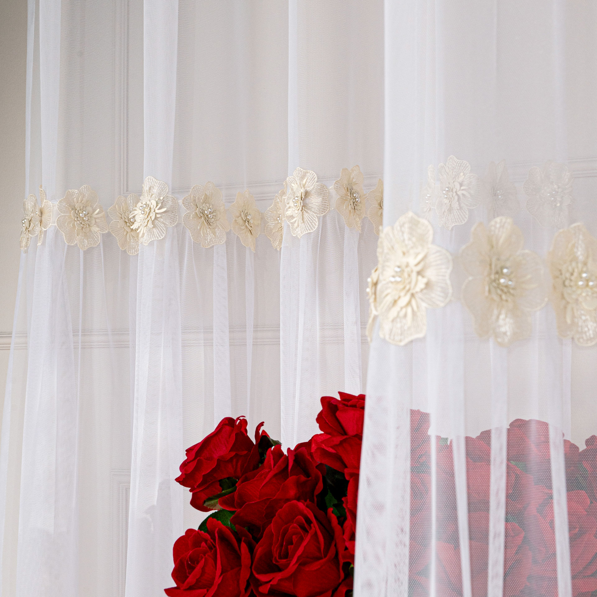 Isen firana gotowa na przelotkach 140x250cm - obrazek 3